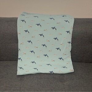 Kyte Baby Toddler Blanket in Coastline print / EUC
